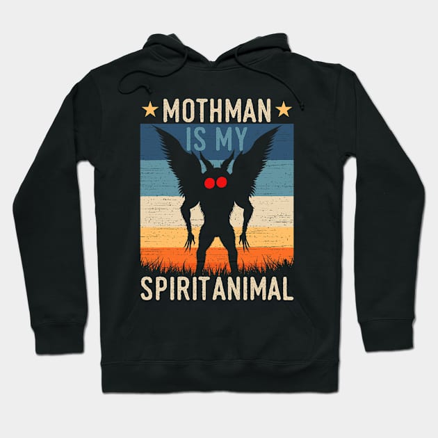 Is My Spirit Animal Retro Hoodie by David Brown